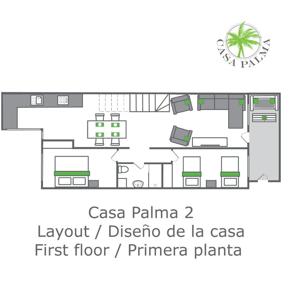 ロス・アルカサレスCasa Palma 2アパートメント エクステリア 写真